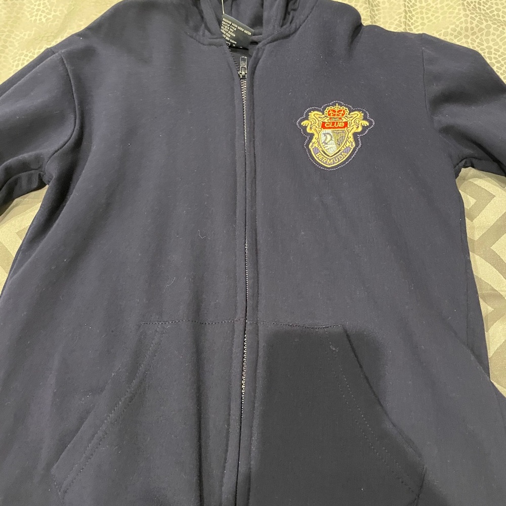 Boys navy hoodie